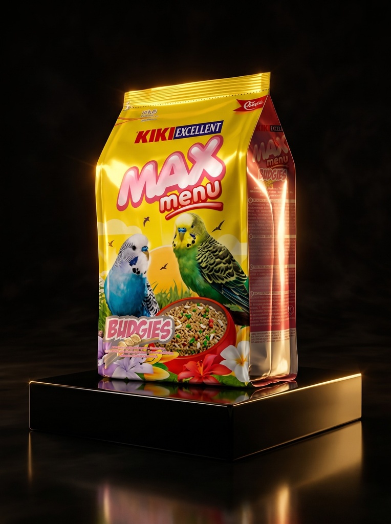 غذاء طيور البدجي "كيكي إكسيلينت ماكس منيو" (Kiki Excellent Max Menu Budgies)